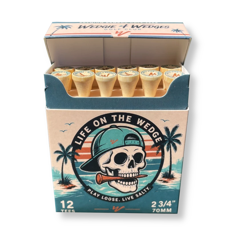 Shark Teeth Bamboo Golf Tees